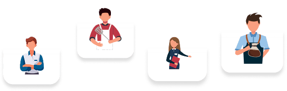 Επέλεξε τις δεξιότητες σου και ανακάλυψε προτεινόμενες δουλειές στην εστίαση, στον τουρισμό και στο λιανικό εμπόριο